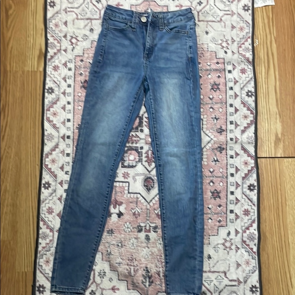 SO Women's Classic Blue Skinny Jeans